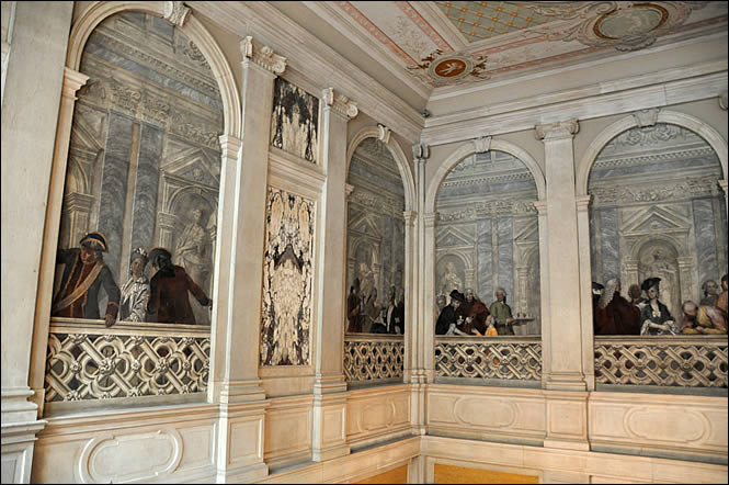 Les fresques du palazzo Grassi