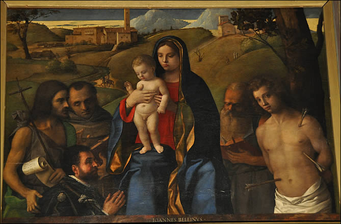 La Vierge à l'enfant de Bellini