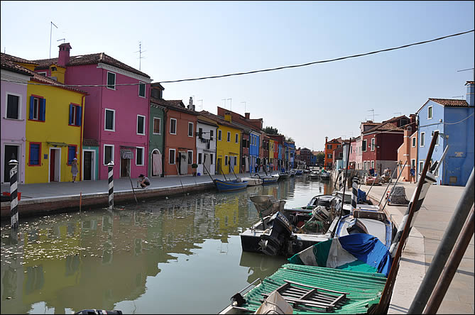 Un canal de Burano