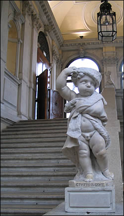 L'escalier d'honneur de la Ca'Rezzonico