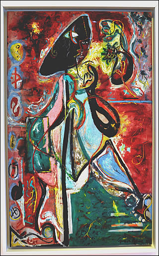 The moon woman de Jackson Pollock
