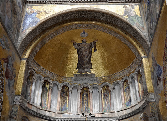 Mosaïque représentant Saint Marc, d'après le Titien
