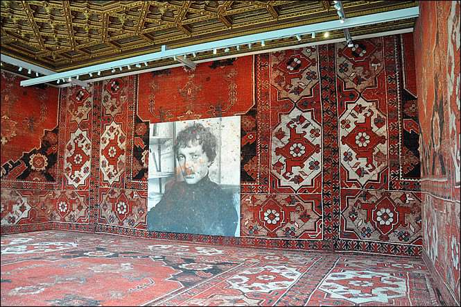 L'oeuvre de RUdolf Stingel au Palazzo Grassi
