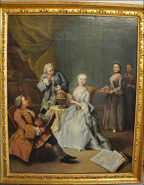 La leçon de géopgraphie de Pietro Longhi au palazzo Querini Stampalia
