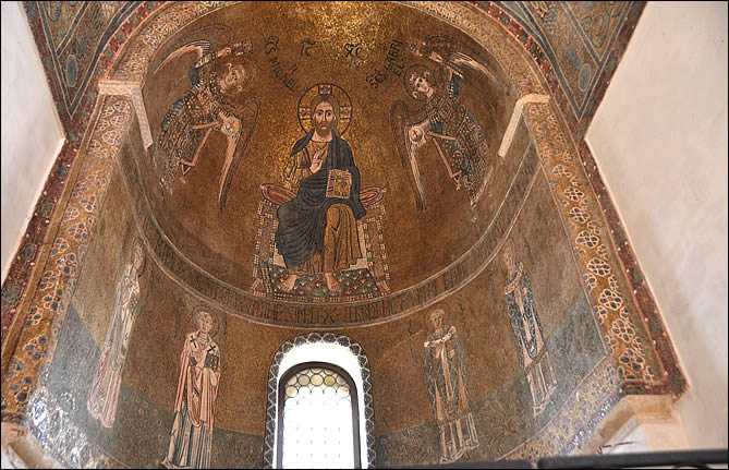 Mosaïque de l'absidiole de Santa Maria Assunta