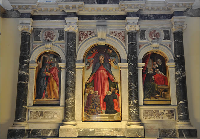Le triptyque de la Miséricorde de Vivarini